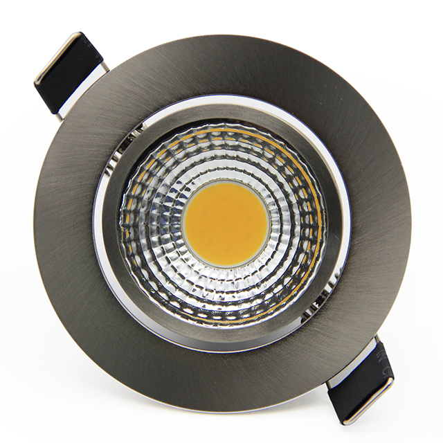 LED round recessed spot light 5w adjustable ceiling downlight