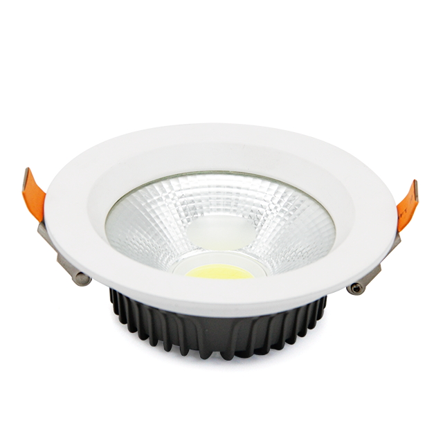 Led Recessed Down Light 10w 15w 20w 30w Round Downlight Aluminum Flush Mounted Led Downlight Ceiling